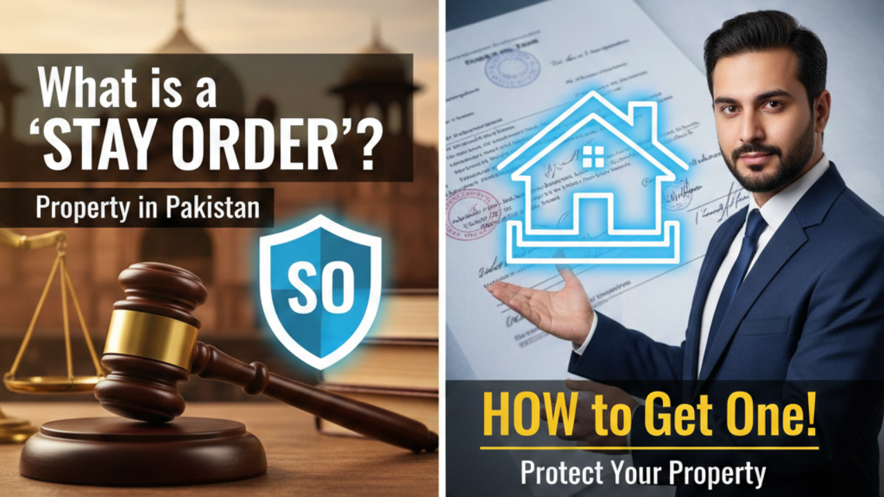 Learn how to get a stay order for your property in Pakistan. Guide on Order 39 (CPC), mandatory legal requirements, and the step-by-step court procedure to protect your land.