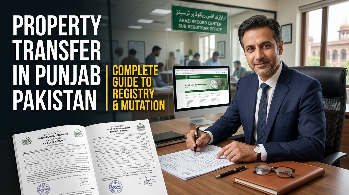 Property Transfer in Punjab Pakistan Complete Guide to Registry & Mutation